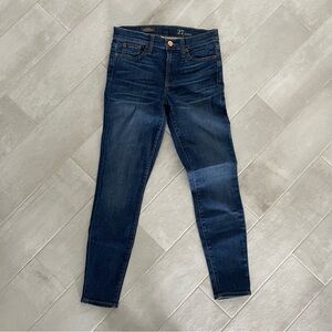 J. Crew Ankle Toothpick in Dark Wash